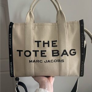 Marc Jacobs Medium Tan Tote with Black Accents